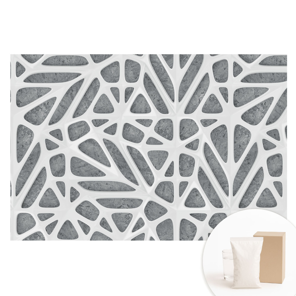 Papier peint photographique sur tissu non tissé Motif géométrique moderne, combinaison attrayante