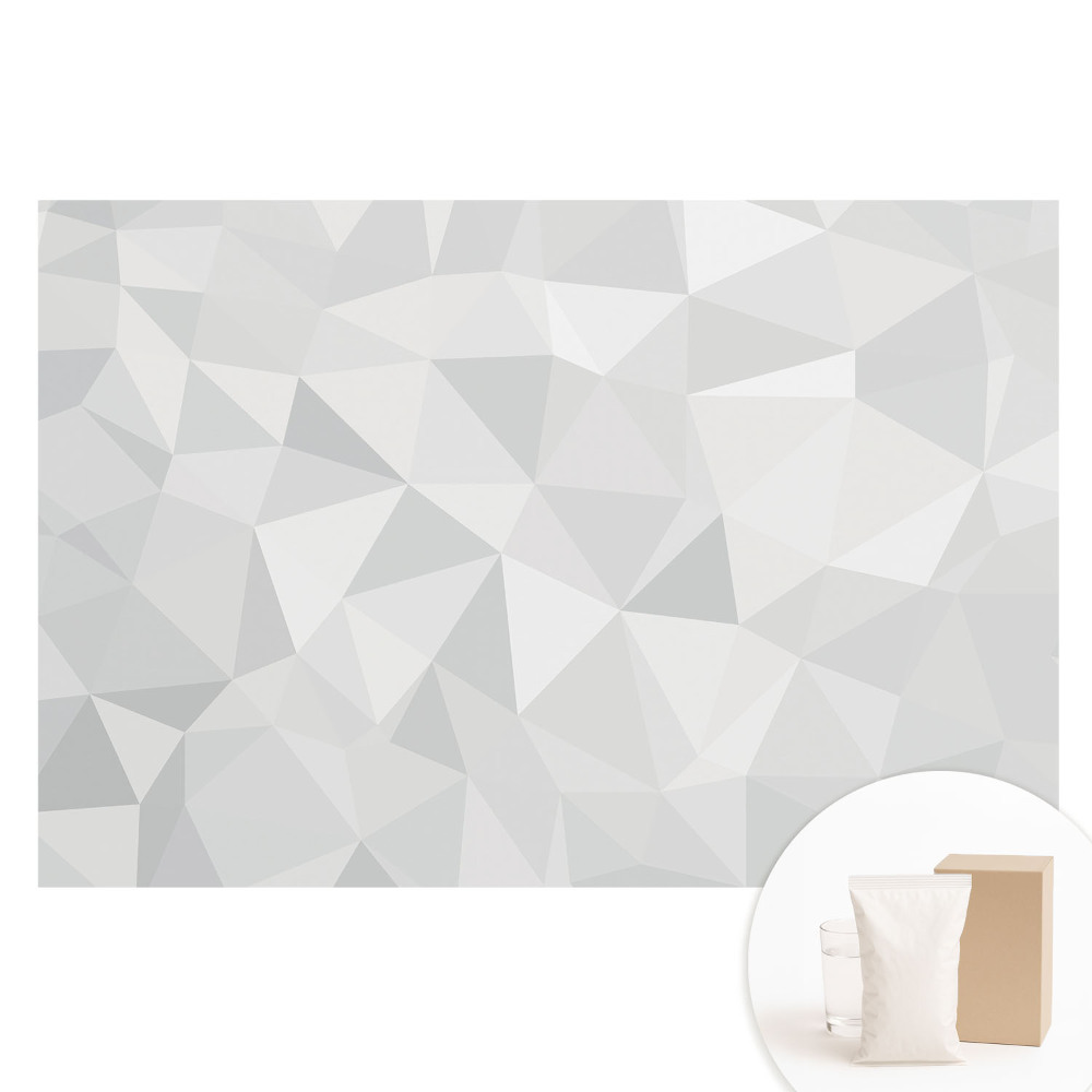 Papier peint intissé imprimé Gris géométriques, l'harmonie du minimalisme