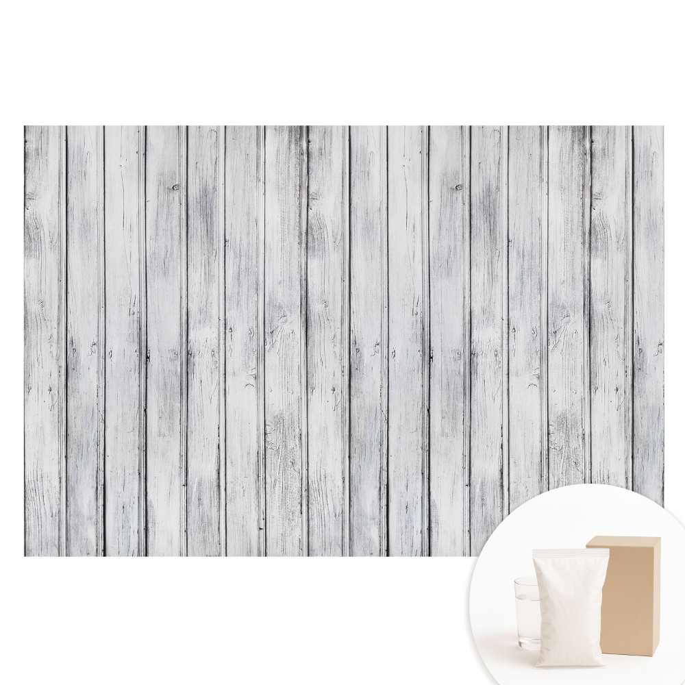 Papier peint panoramique en intissé motif bois rustique à grain subtil
