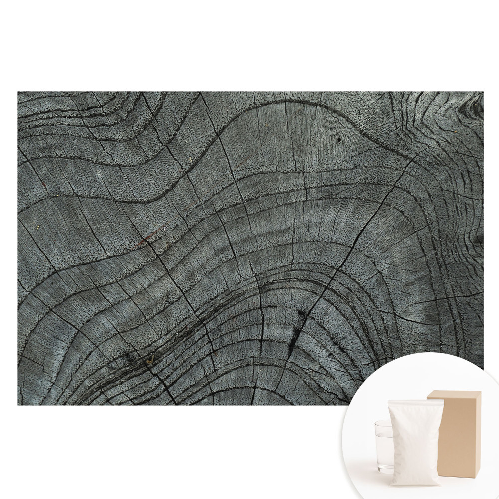 Papier peint intissé à motif de grain de bois rustique symétrique