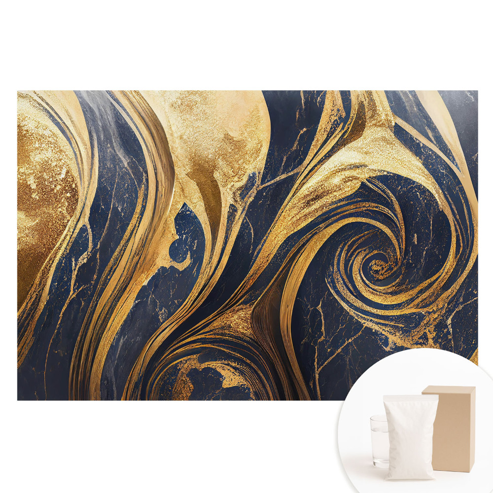 Papier peint photo grand format pour le mur Des volutes et des lignes abstraites élégantes