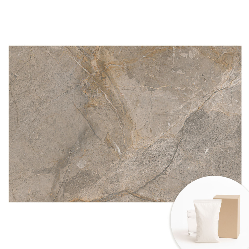 Papier peint photo imprimé sur tissu non tissé Pierre à motifs beiges et gris