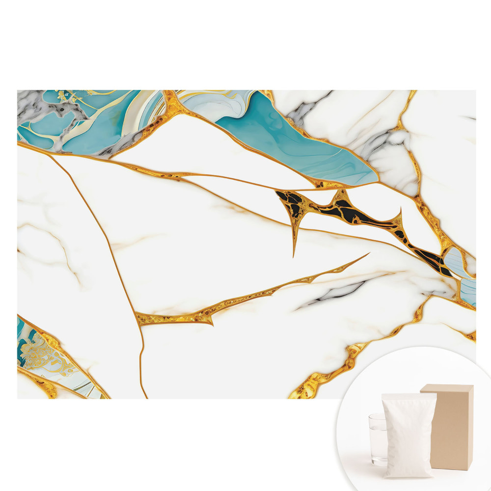 Papier peint photographique intissé Détails en marbre, structure abstraite