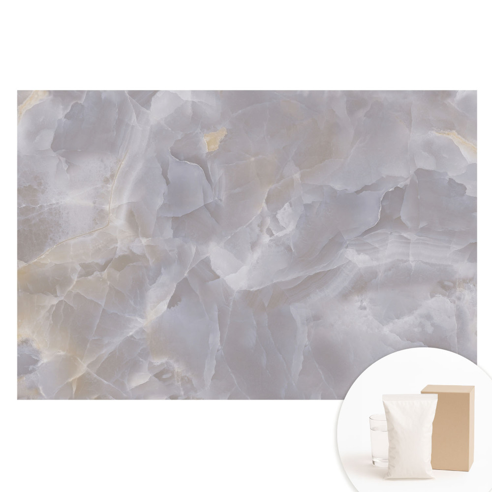 Papier peint photo sur tissu non tissé L'élégance subtile des intérieurs, avec leur revêtement marbré.