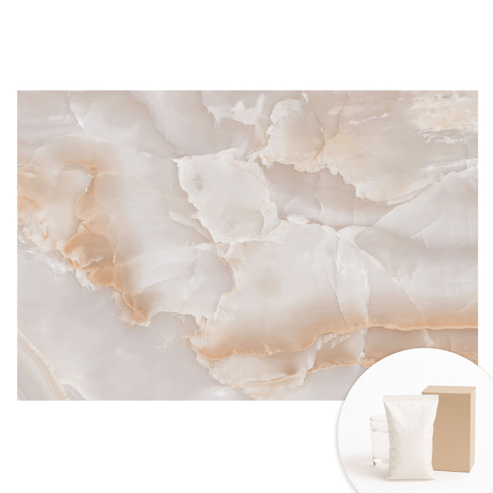 Papier peint photo imprimé sur tissu non tissé nuances de marbre de pierre naturelle