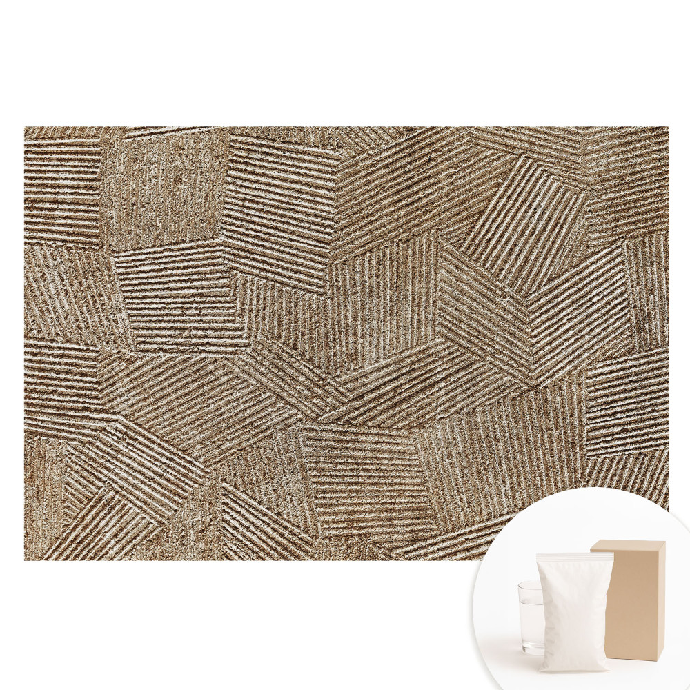 Papier peint panoramique intissé Harmonie des lignes à motifs géométriques
