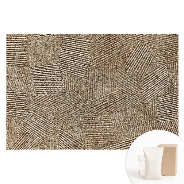 Papier peint panoramique intissé Harmonie des lignes à motifs géométriques