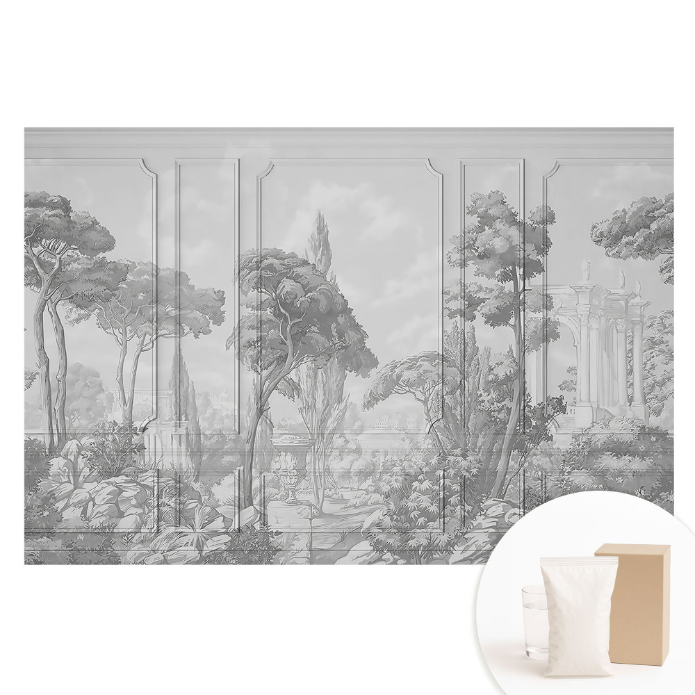 Papier peint panoramique intissé paysage architectural classique