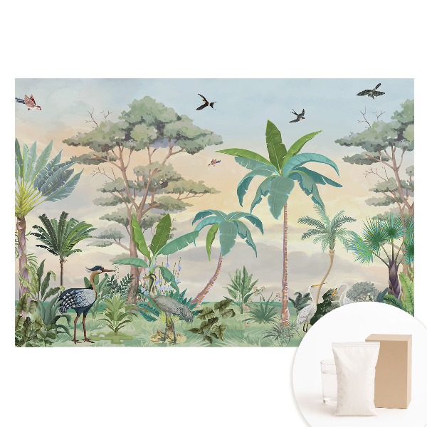 Papier peint photographique sur tissu non tissé paysage naturel tropical