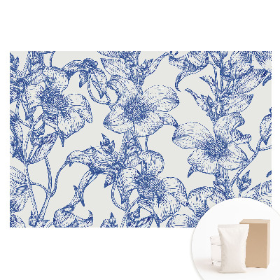 Papier peint intissé imprimé Motif floral classique élégant