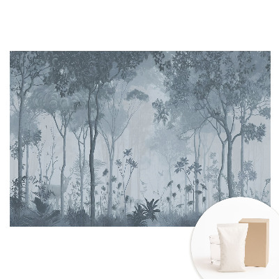 Papier peint photo grand format Brouillard forestier mystérieux