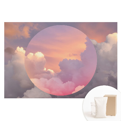 Papier peint intissé Harmonie des nuages pastel