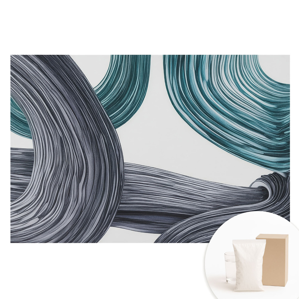 Papier peint photo grand format pour le mur Composition abstraite de lignes spatiales