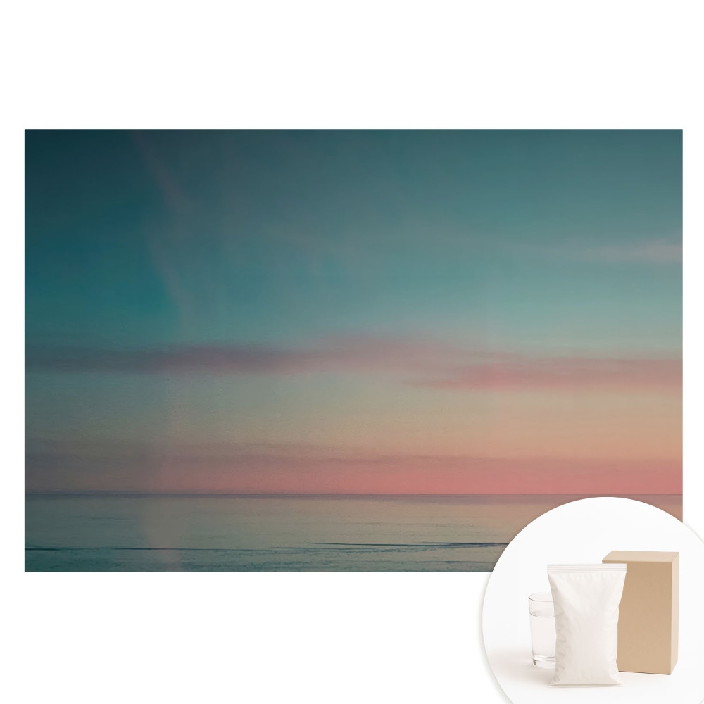 Papier peint photographique sur tissu non tissé paysage horizontal pastel