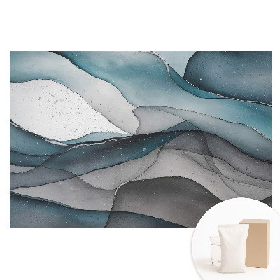 Papier peint photo sur tissu non tissé Vagues abstraites d'harmonie