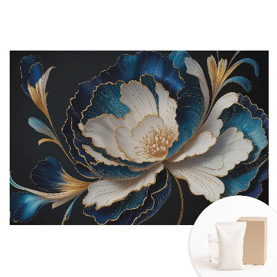 Papier peint photographique sur tissu non tissé Élégance et fraîcheur des grandes fleurs