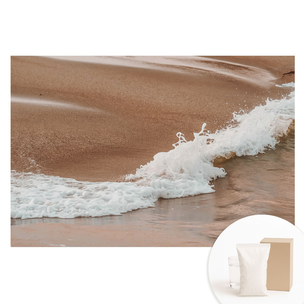 Papier peint photographique sur tissu non tissé Vagues sur la plage