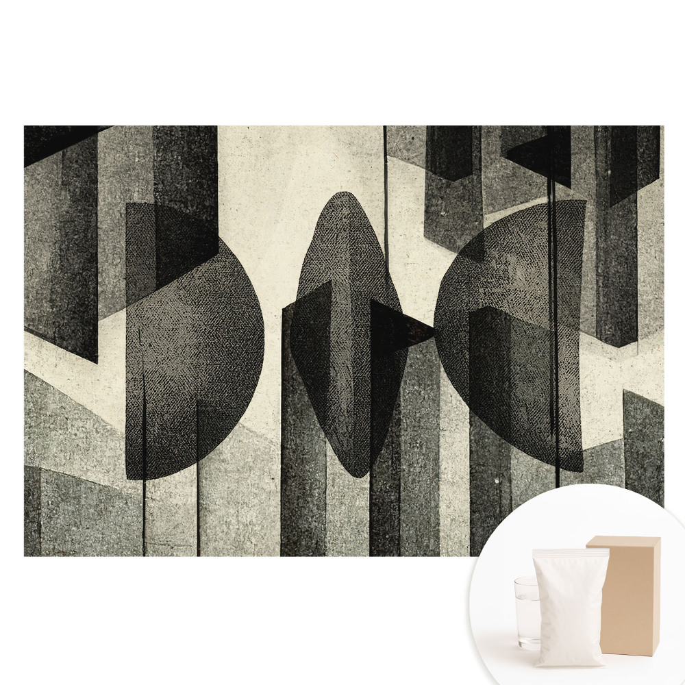 Papier peint photographique intissé symétrie géométrique abstraite de l'espace