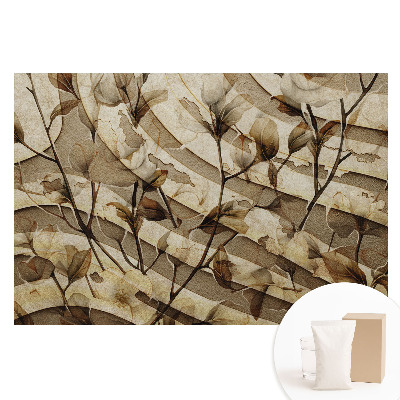 Papier peint photographique sur tissu non tissé motif végétal d'élégance classique