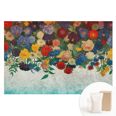 Papier peint photo sur intissé motif floral rustique harmonieux