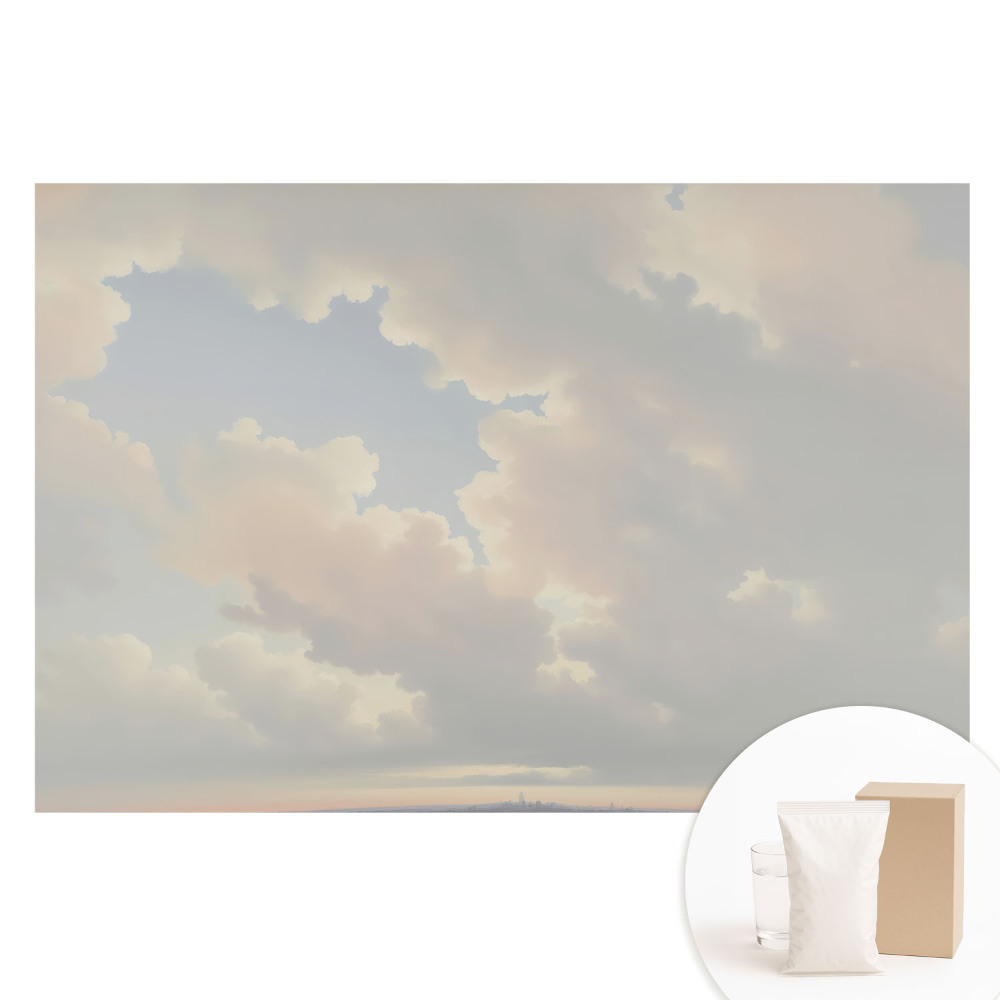 Papier peint panoramique intissé Motif ciel nuageux