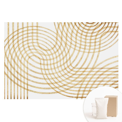 Papier peint photo grand format pour le mur tresse élégante et géométrique dynamique