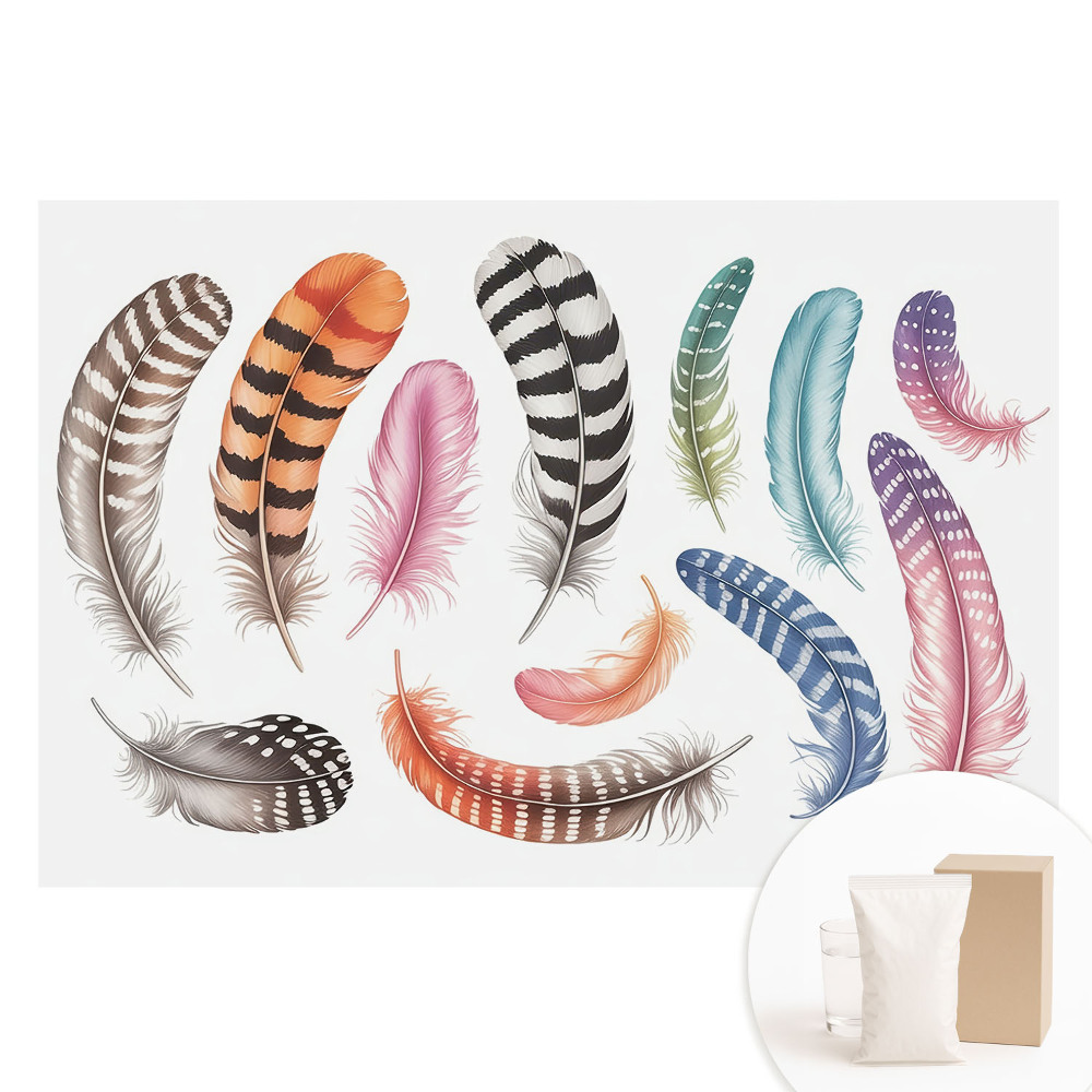 Papier peint photo sur tissu non tissé Stylos colorés au design moderne