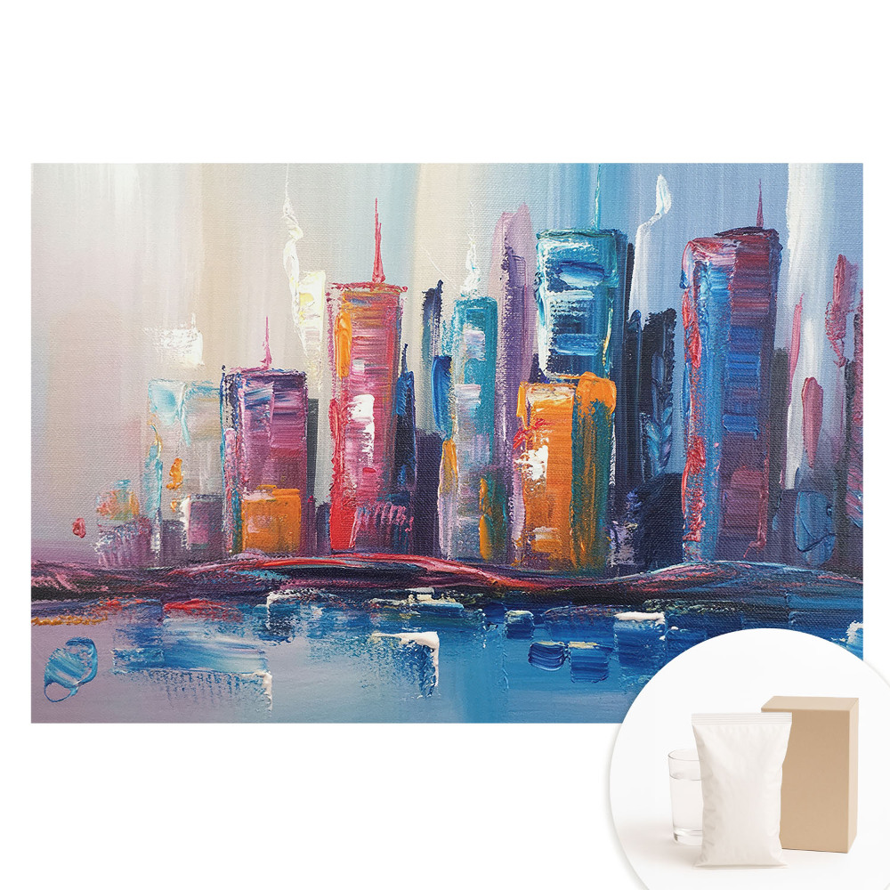 Papier peint intissé Abstraction urbaine des couleurs