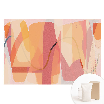 Papier peint photo sur tissu non tissé Abstraction des couleurs et des formes