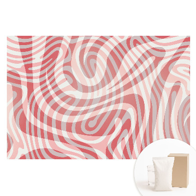 Papier peint intissé Ondes de contraste abstraites