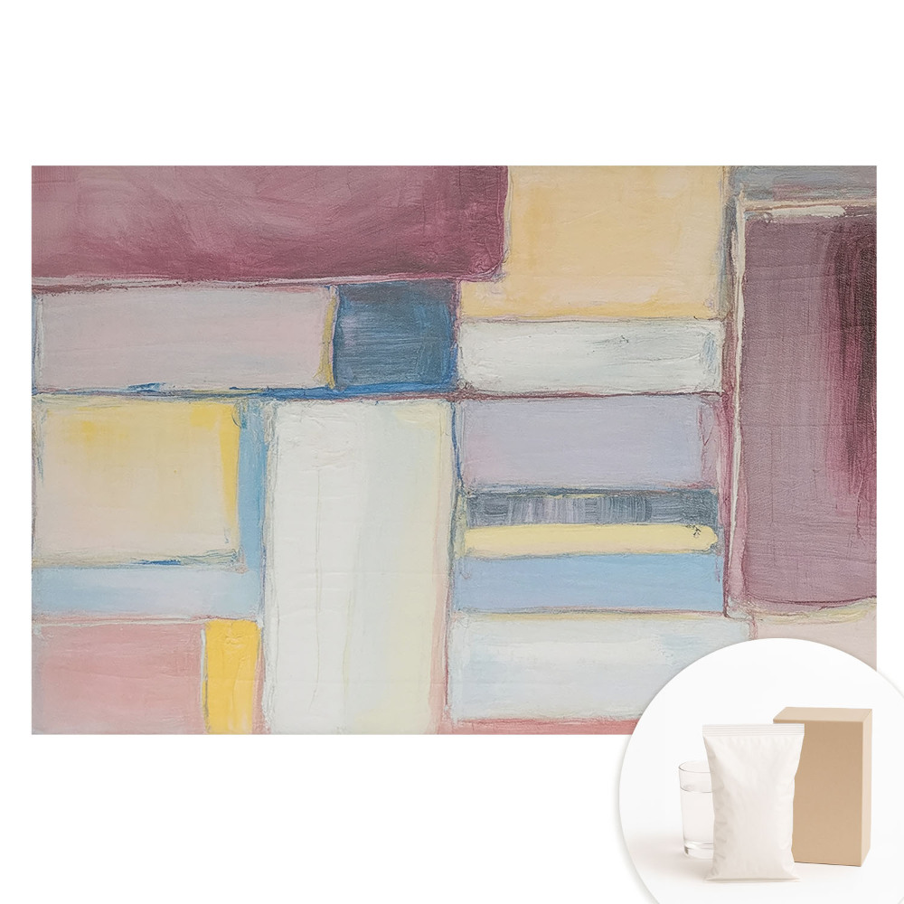 Papier peint photo sur tissu non tissé Rectangles colorés harmonie moderne