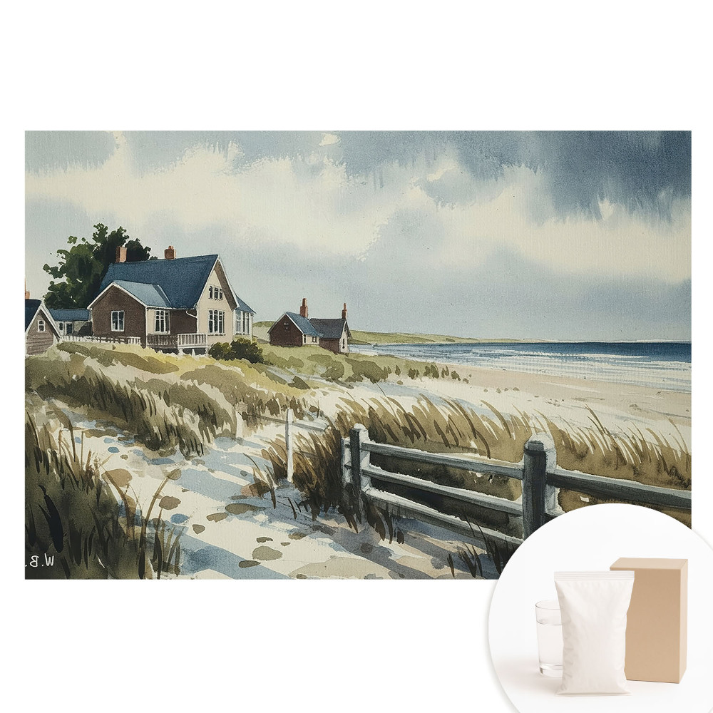 Papier peint photo grand format Idylle en bord de mer