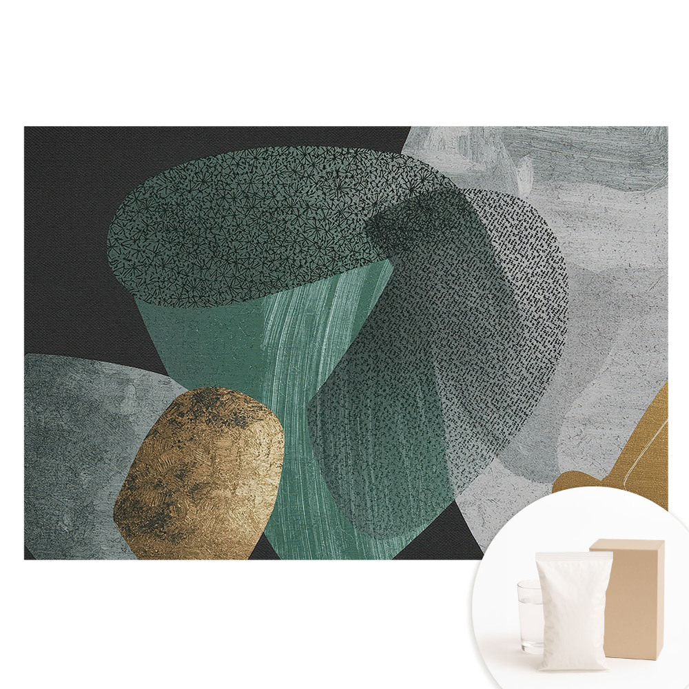 Papier peint photo imprimé sur tissu non tissé formes géométriques modernes et minimalistes