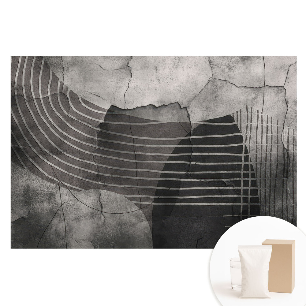 Papier peint photo sur tissu non tissé Motif géométrique abstrait moderne