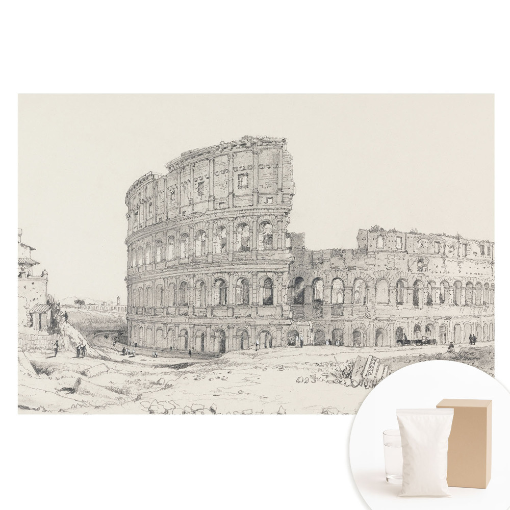 Papier peint photographique sur tissu non tissé Architecture classique dans une approche délicate