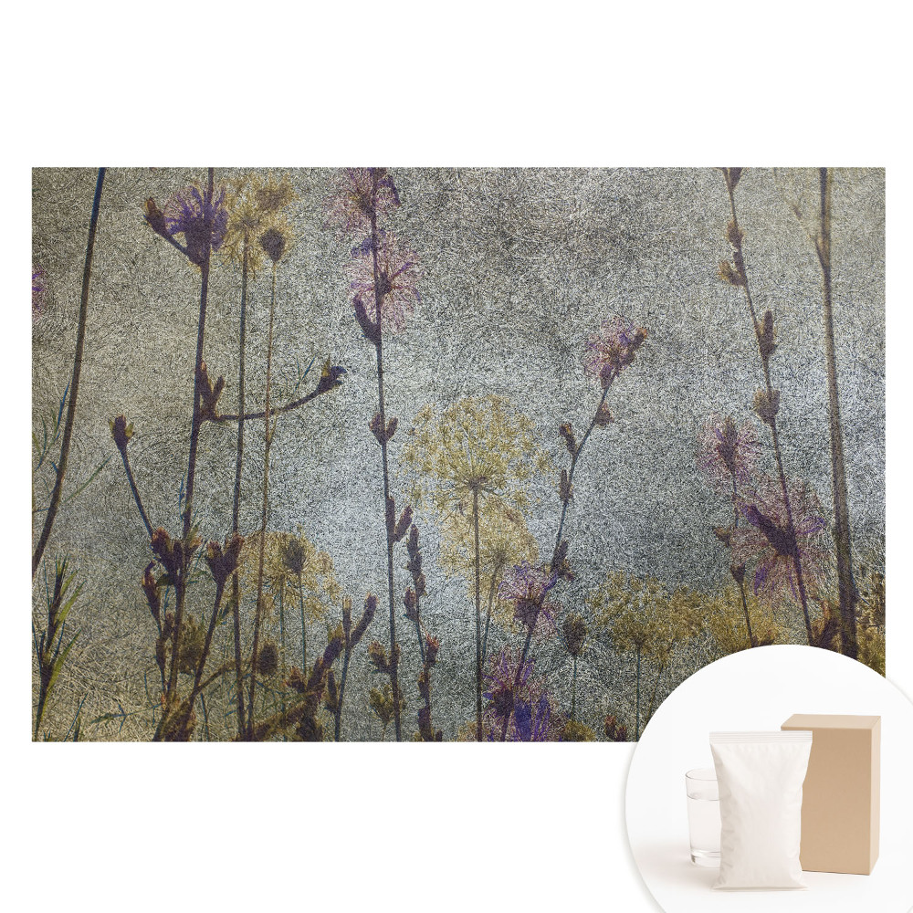 Papier peint photo sur tissu non tissé Fleurs sauvages éthérées