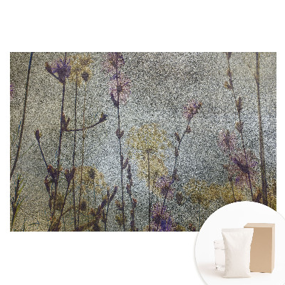 Papier peint photo sur tissu non tissé Fleurs sauvages éthérées