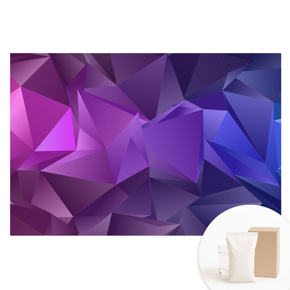 Papier peint intissé imprimé Motifs géométriques colorés