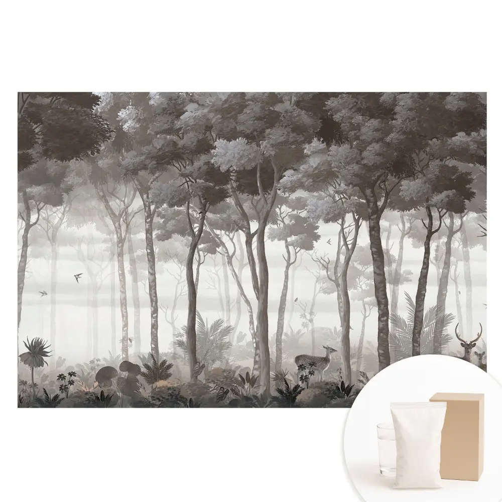 Papier peint intissé photographique Terre forestière de paix