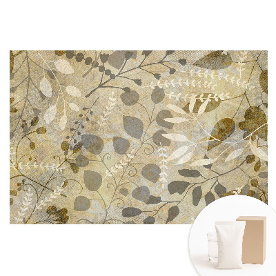 Papier peint photographique sur tissu non tissé Les motifs végétaux créent une atmosphère chaleureuse