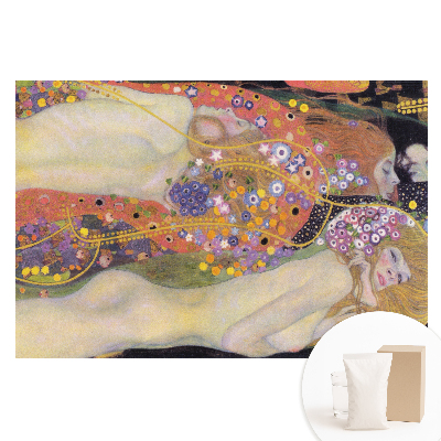 Papier peint intissé personnages fantastiques aux fleurs colorées