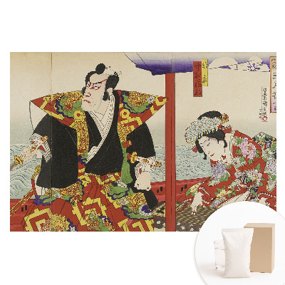 Papier peint panoramique intissé Art traditionnel japonais élégance et richesse