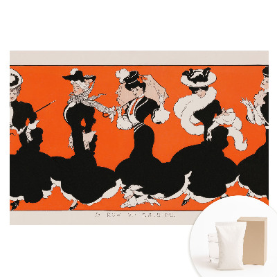 Papier peint intissé imprimé Silhouettes féminines élégantes