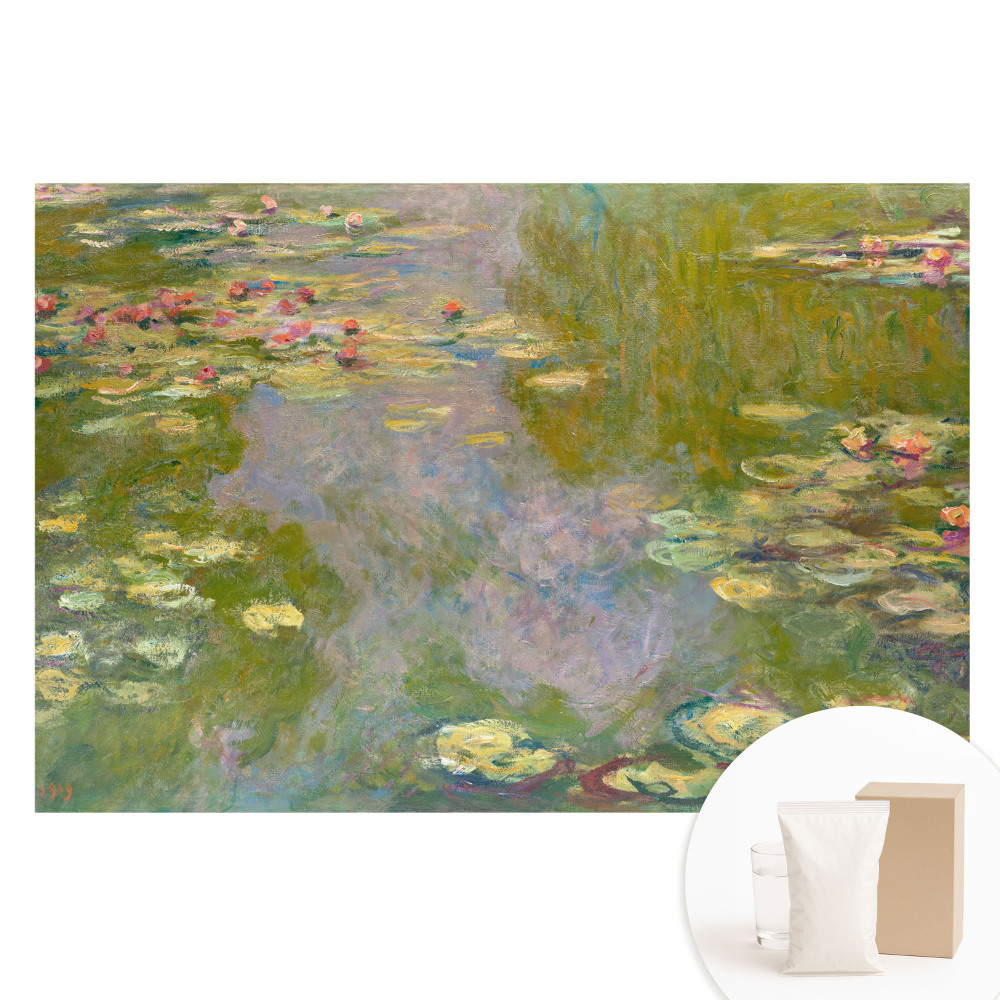 Papier peint photo grand format Eau romantique avec nénuphars