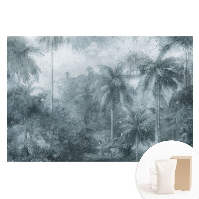 Papier peint photographique sur tissu non tissé Jungle exotique dans un style classique