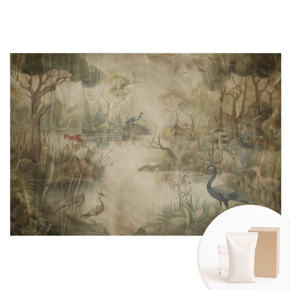 Papier peint photographique sur tissu non tissé Harmonie naturelle pastel