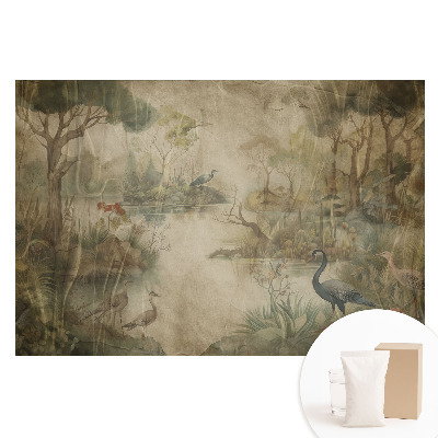 Papier peint panoramique intissé Harmonie naturelle pastel
