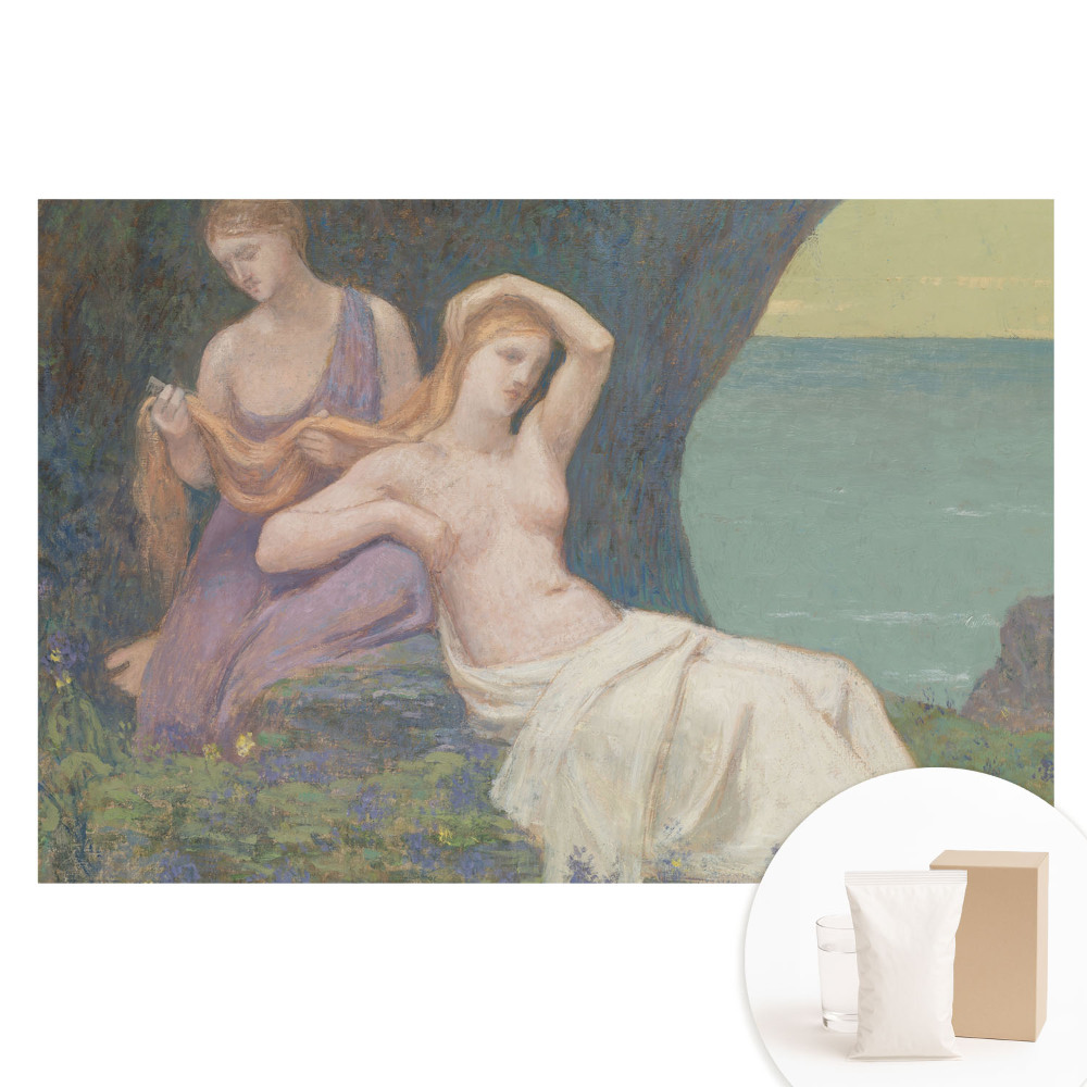 Papier peint photographique intissé Femmes sur la plage