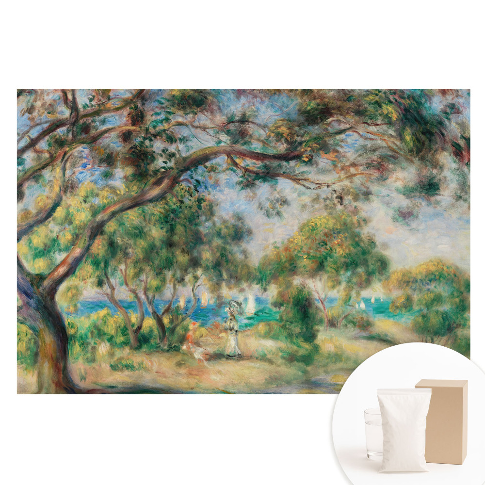 Papier peint intissé imprimé Scène impressionniste au bord de la mer