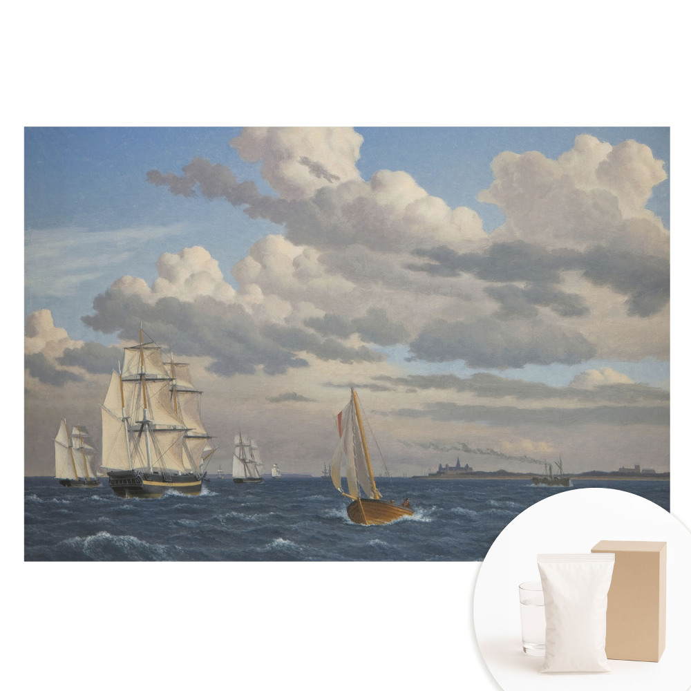 Papier peint intissé Les voiliers et la mer